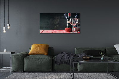 Zdjęcie na płótnie Serce w Blasku Lampek