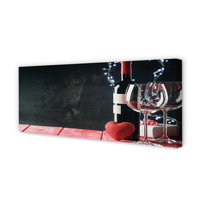 Zdjęcie na płótnie Serce w Blasku Lampek