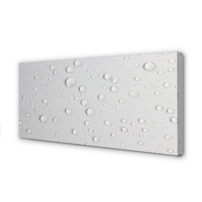 Obraz na płótnie Krystaliczne Krople w Zbliżeniu