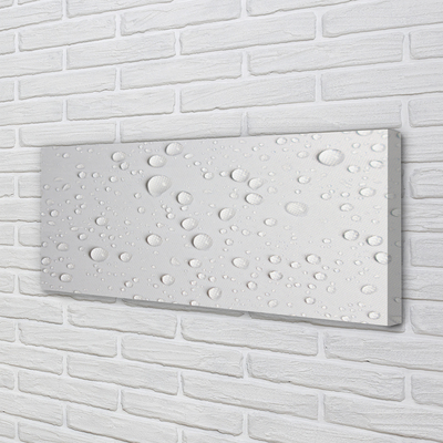 Obraz na płótnie Krystaliczne Krople w Zbliżeniu