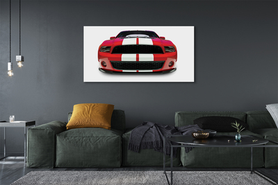 Zdjęcie na płótnie Czerwone Auto Sportowe