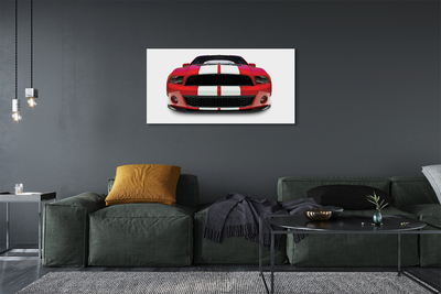 Zdjęcie na płótnie Czerwone Auto Sportowe
