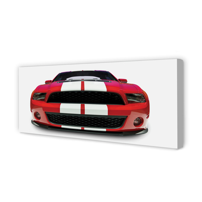 Zdjęcie na płótnie Czerwone Auto Sportowe
