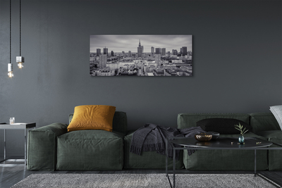 Duży obraz na płótnie Biznesowe Serce Warszawy