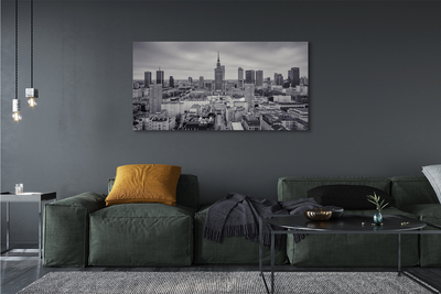 Duży obraz na płótnie Biznesowe Serce Warszawy