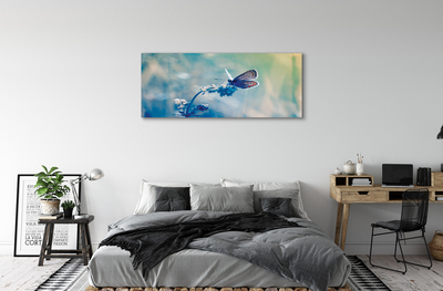 Obraz drukowany na płótnie Barwny Motyl