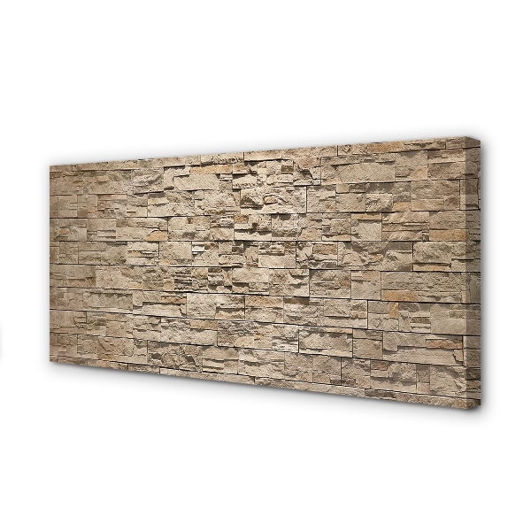 Obraz drukowany na płótnie Połączenie Cegły I Kamienia