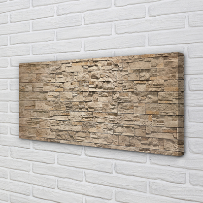 Obraz drukowany na płótnie Połączenie Cegły I Kamienia