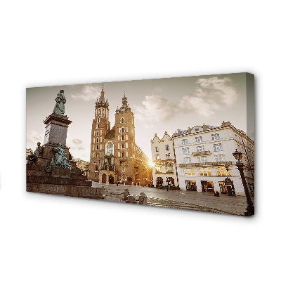 Obraz drukowany na płótnie Krakowski Pomnik i Bazylika