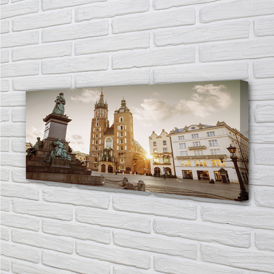 Obraz drukowany na płótnie Krakowski Pomnik i Bazylika