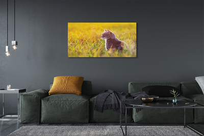 Fotoobraz na płótnie Kot w Trakcie Polowania