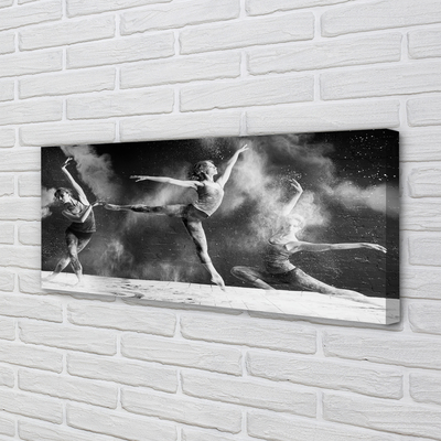 Obraz na płótnie Baletnice w Tęczy Dymu