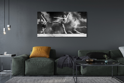 Obraz na płótnie Baletnice w Tęczy Dymu