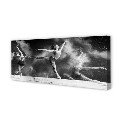 Obraz na płótnie Kobiety baletnice dym