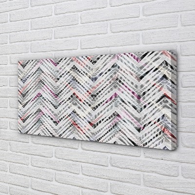 Zdjęcie na płótnie Kolorowy Wzór Jodełki