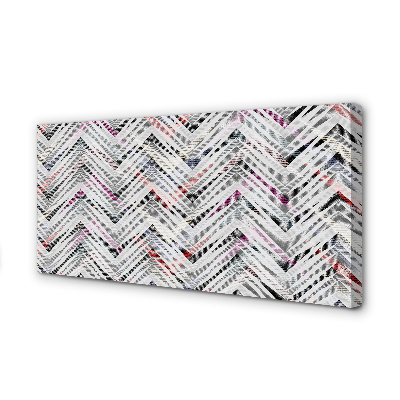 Zdjęcie na płótnie Kolorowy Wzór Jodełki