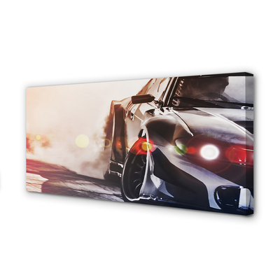 Zdjęcie na płótnie Elegancja Czarnego Auta