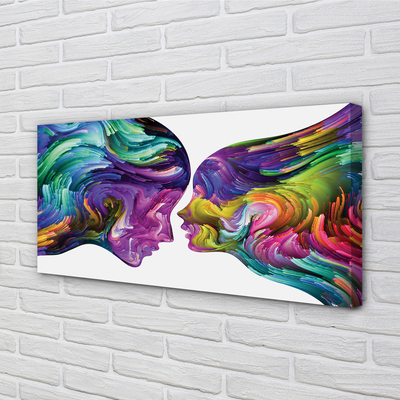 Duży obraz na płótnie Ludzie i Mazy