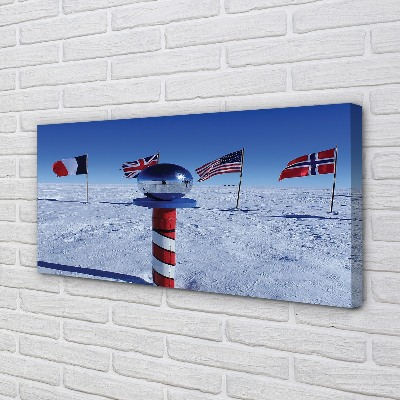 Fotoobraz na płótnie Brazylijska Flaga