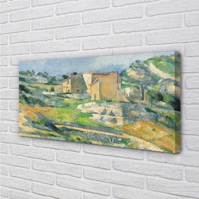 Obraz na płótnie Domy w Prowansji - Paul Cézanne