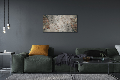 Obraz canvas na ścianę Ściana Z Cegły I Kamienia
