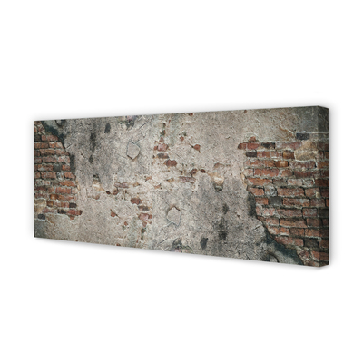 Obraz canvas na ścianę Ściana Z Cegły I Kamienia