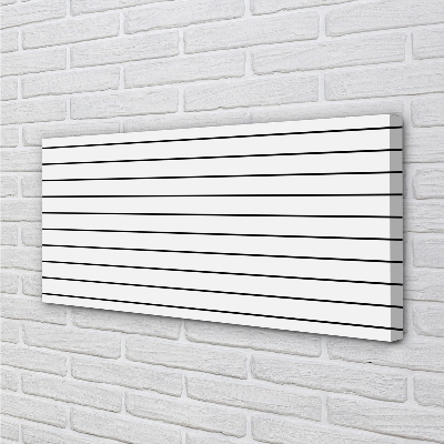 Obraz drukowany na płótnie Minimalistyczne Czarne Kreski