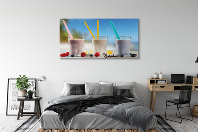 Obraz canvas na ścianę Barwny Drink Z Lodem