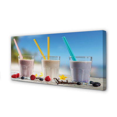 Obraz canvas na ścianę Barwny Drink Z Lodem