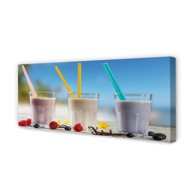 Obraz canvas na ścianę Barwny Drink Z Lodem