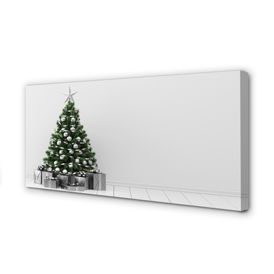 Duży obraz na płótnie Choinka i Prezenty