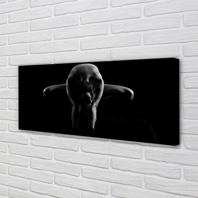 Zdjęcie na płótnie Czarno-Biały Portret Kobiety