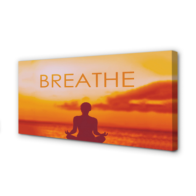 Obraz drukowany na płótnie Kobieta w Blasku Słońca