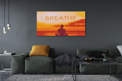 Obraz drukowany na płótnie Kobieta w Blasku Słońca