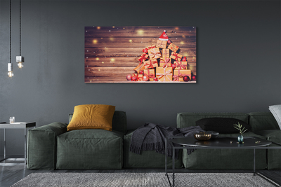 Obraz drukowany na płótnie Prezenty na Deskach