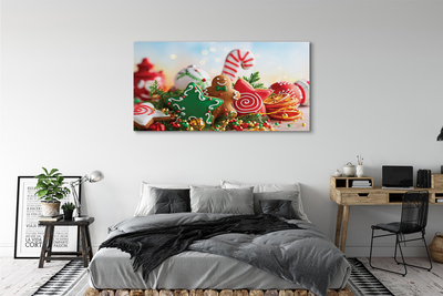 Obraz na płótnie Pierniki i Bombki