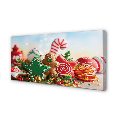 Obraz na płótnie Pierniki i Bombki