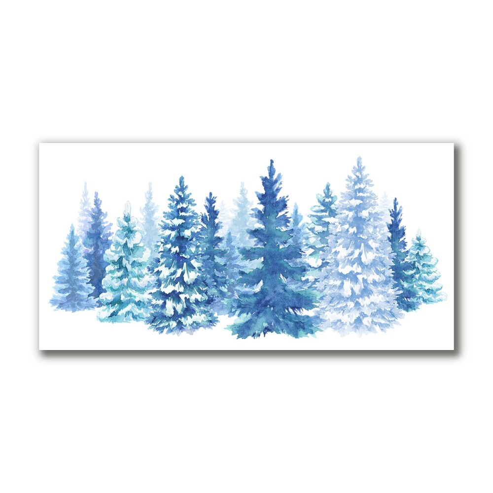 Obraz Canvas Choinki Śnieg Święta Zima