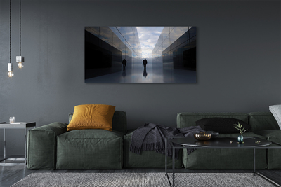 Obraz na płótnie Niebo w Lustrzanym Odbiciu