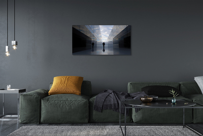 Obraz na płótnie Niebo w Lustrzanym Odbiciu