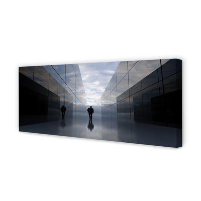 Obraz na płótnie Niebo w Lustrzanym Odbiciu