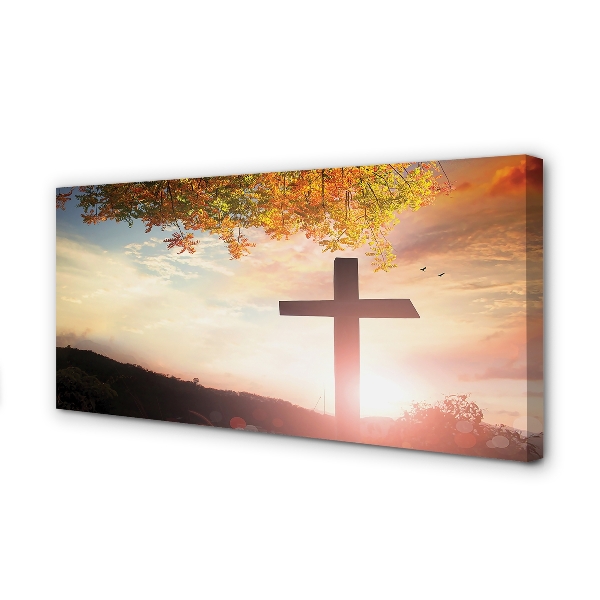Zdjęcie na płótnie Krzyż na Drzewie
