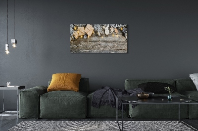 Obraz na płótnie Gałązki, Prezenty i Szyszki