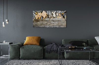 Obraz na płótnie Gałązki, Prezenty i Szyszki