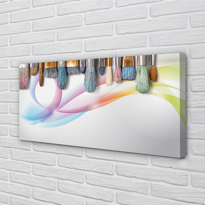 Duży obraz na płótnie Pędzle i Mazy na Obrazie