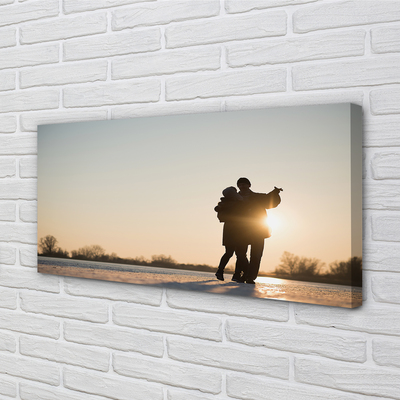 Fotoobraz na płótnie Zimowy Taniec