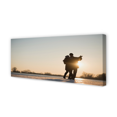 Fotoobraz na płótnie Zimowy Taniec