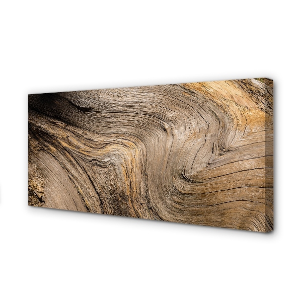 Fotoobraz na płótnie Głęboka Struktura Drewna