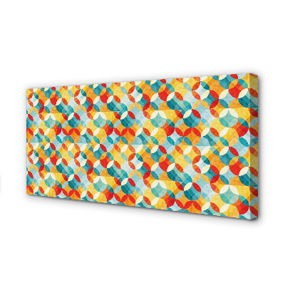 Zdjęcie na płótnie Barwne Wzory Geometryczne