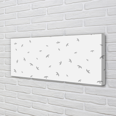 Obraz na płótnie Subtelne Szare Ptaki